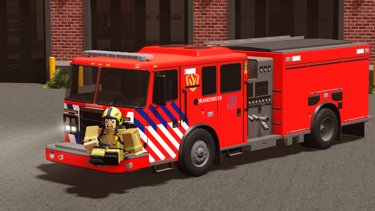 ER:LC red fire truck livery
